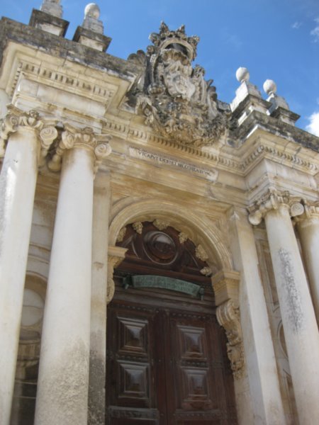 Entrance to the Biblioteca Joanina