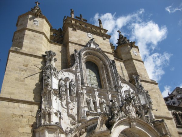 Manueline facade of Santa Cruz Monastery