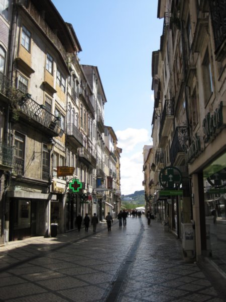 Beautiful shopping street, Coimbra