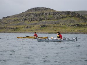 Kayaking on Mjoifjordur