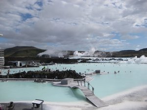 Morning at the Blue Lagoon - what a trip it was!