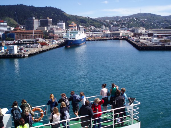 Approaching the docks, Wellington