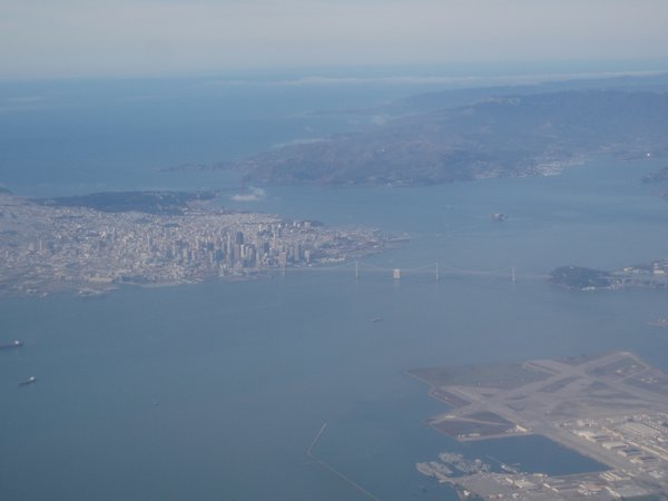 Taking off from San Francisco headed for Toronto