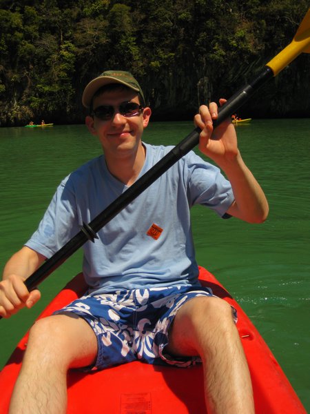 Kayaking in Ko Hong's lagoon