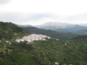 Pueblo blanco, road from Jimena to Ronda