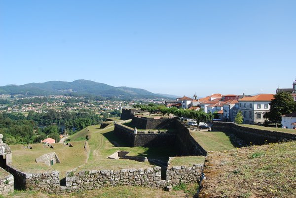 View from the ramparts of ValenÃ§a do Minho.