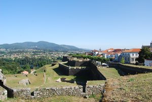 View from the ramparts of ValenÃ§a do Minho.