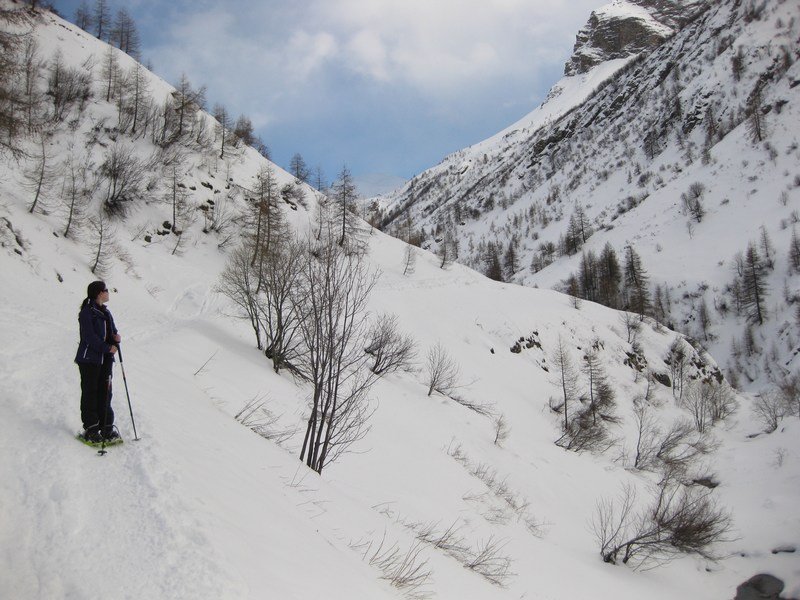 Snowshoe hiking in the Champsaur Valley