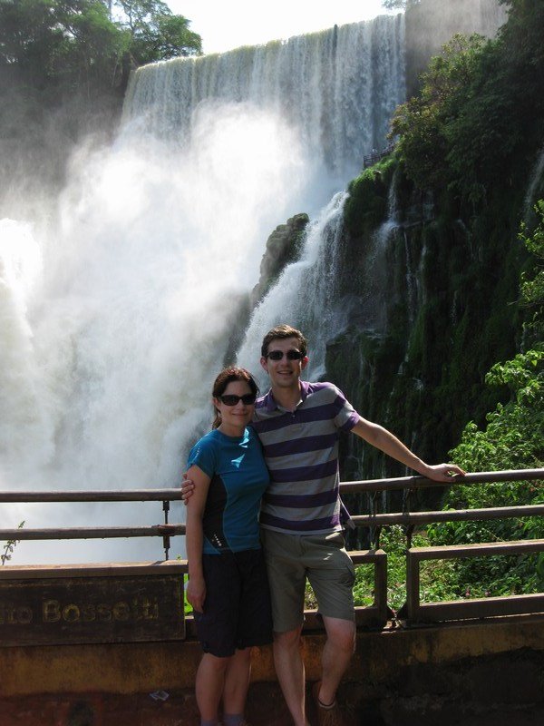 In front of Bossetti Falls, Iguazu
