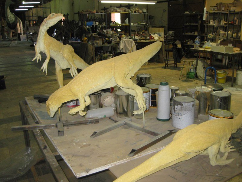 Dinosaur factory at San Juan Natural History Museum