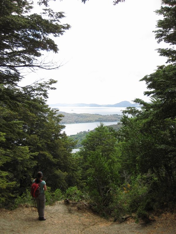 View back to Lago Nahuel Huapi