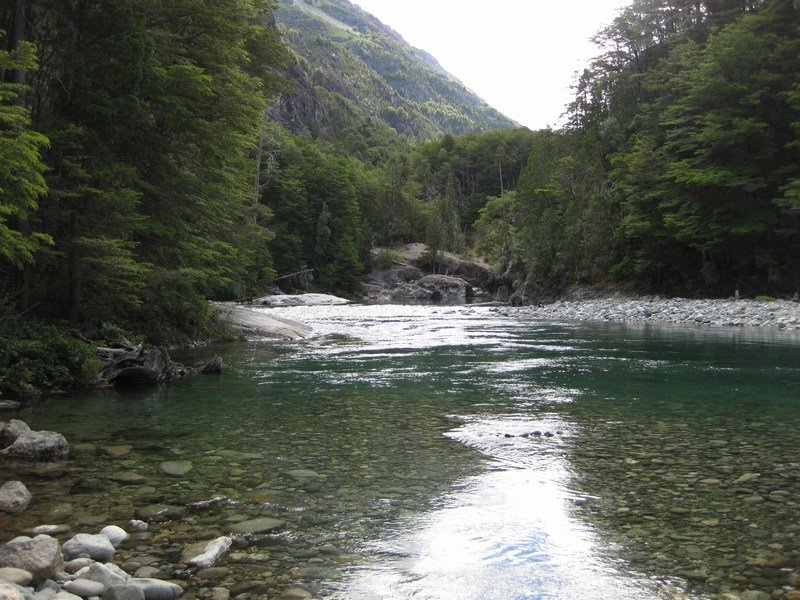 Río Azul, approaching the canyon