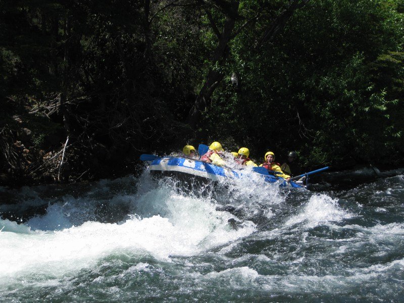 Rafting on the Río Corcovado, Chubut
