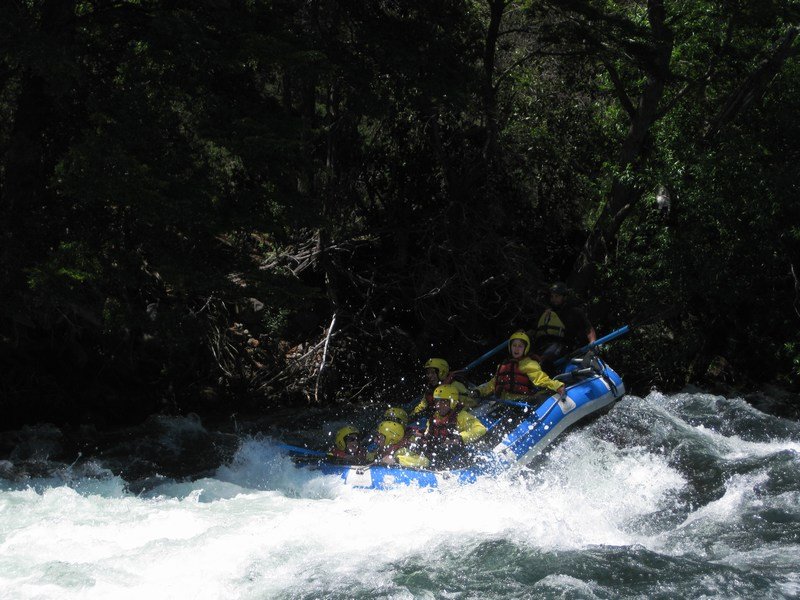 Rafting on the Río Corcovado, Chubut