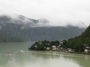 Caleta Tortel on its fjord