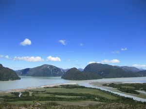 Fjords and islands near Caleta Tortel