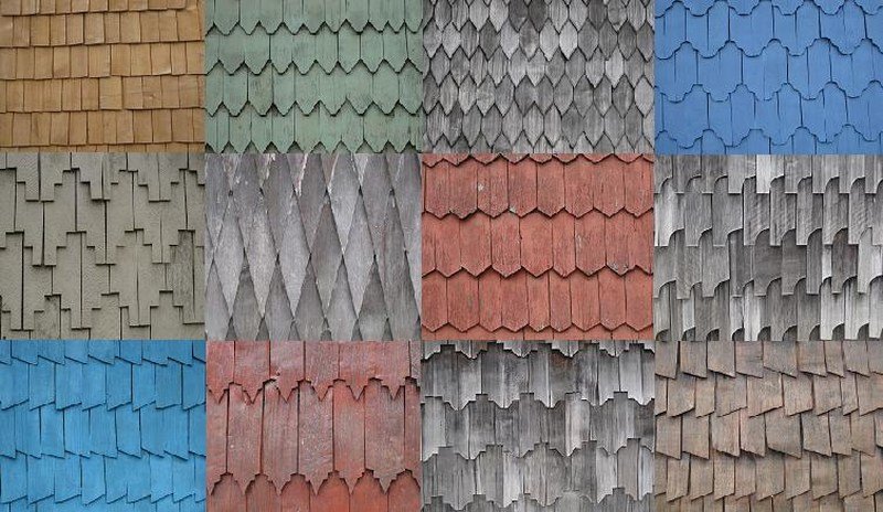 Chilote shingles, all shapes and colours!