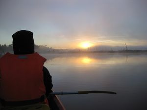 Dawn kayak in Chepu