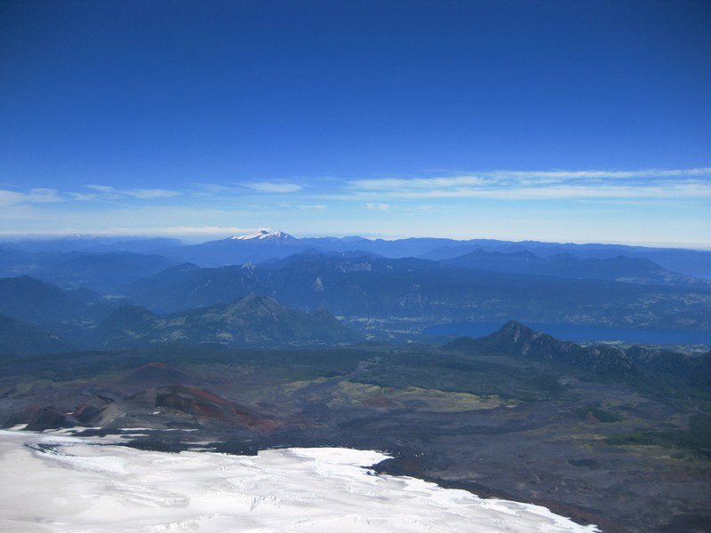 Volcan Villarrica - view to the south