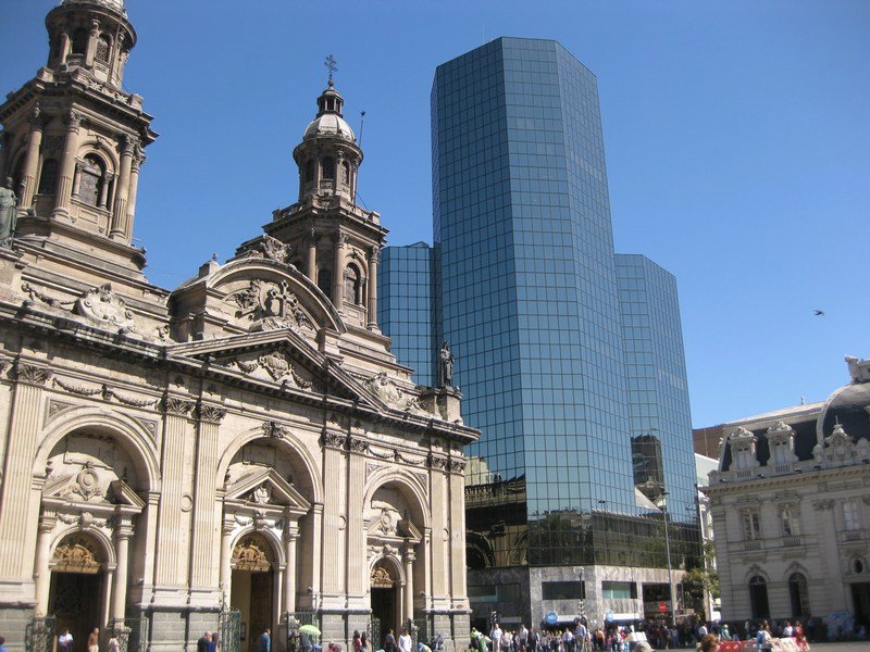 Central Santiago - new and old
