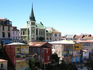 Valparaiso - like an artist's palette
