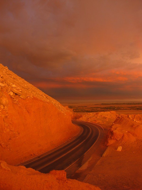Sunset, Valle de la Muerte, San Pedro de Atacama