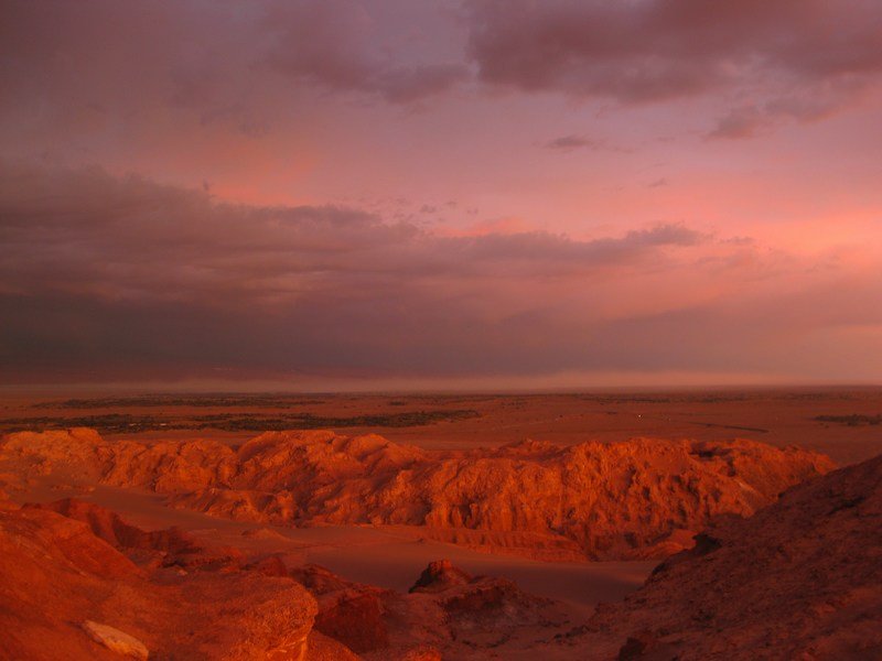 Sunset, Valle de la Muerte, San Pedro de Atacama