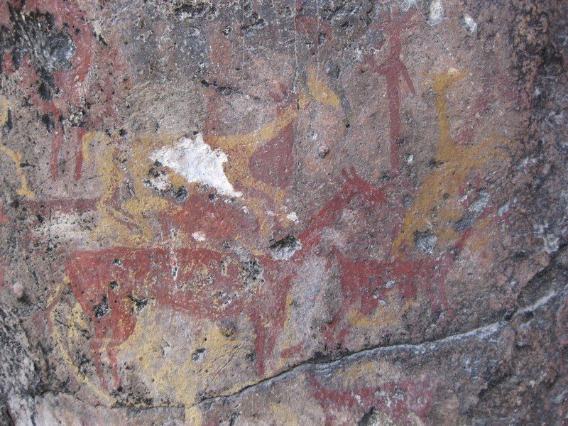 Wonderful cave paintings near Putre