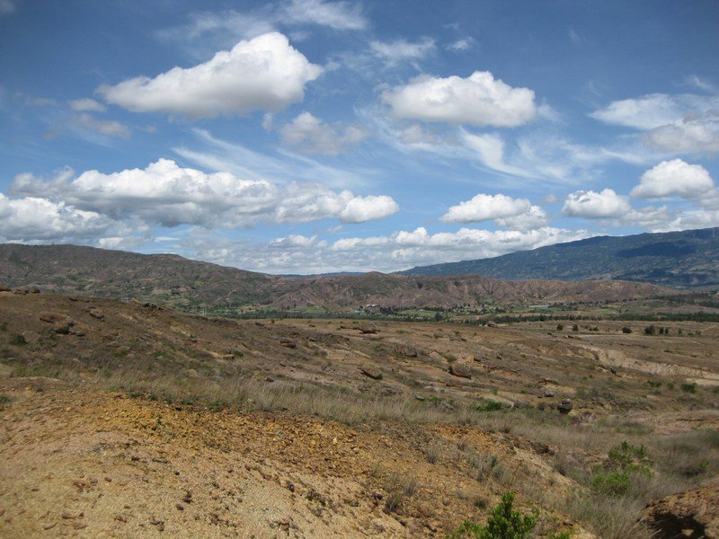 Incongruously arid valley near Villa de Leyva