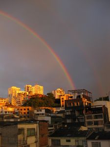 Rainbow over Manizales