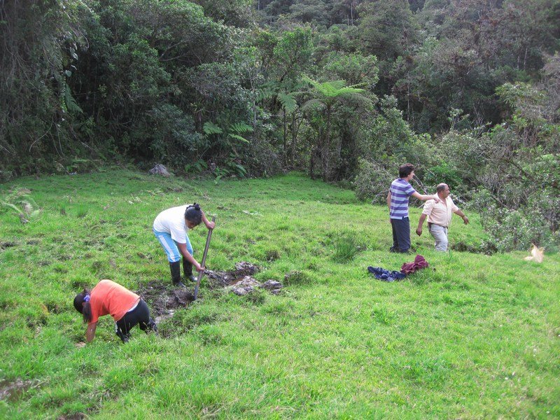 Fishing for trout - Huila style