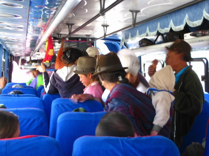 Bus from Latacunga to Quilotoa