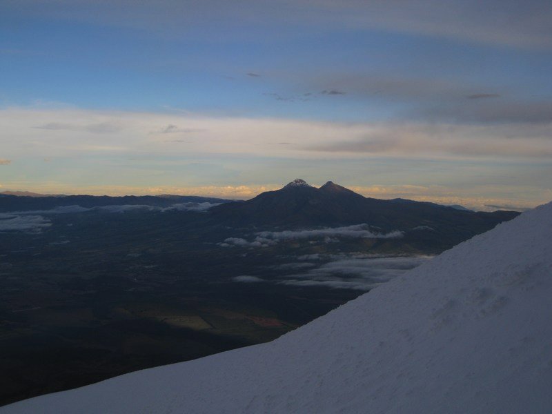 View to the northwest from Cotopaxi