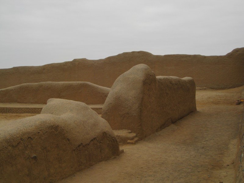 Remains of the Chimú city of Chan Chan