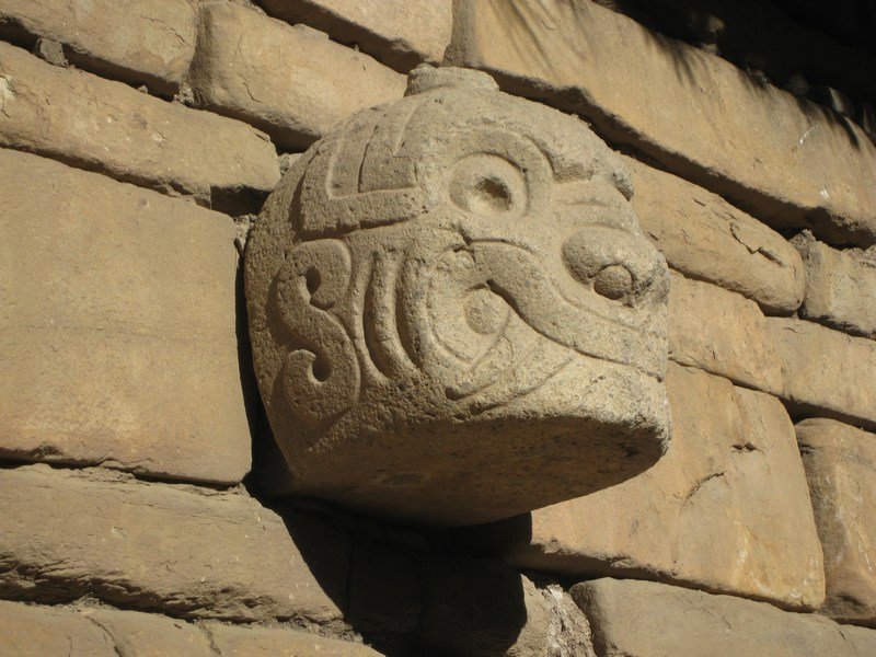 Tenon carving at Chavín de Huántar