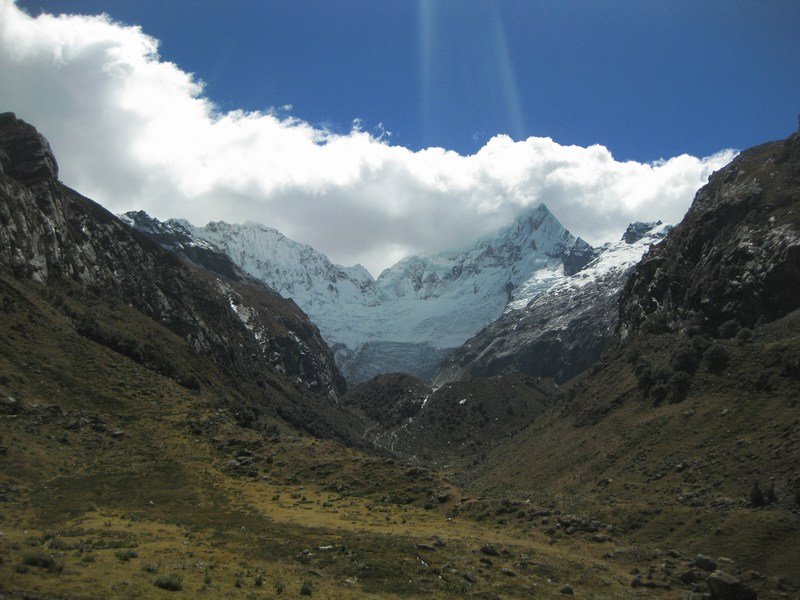 Quebrada Llanca, on the approach to the base camp