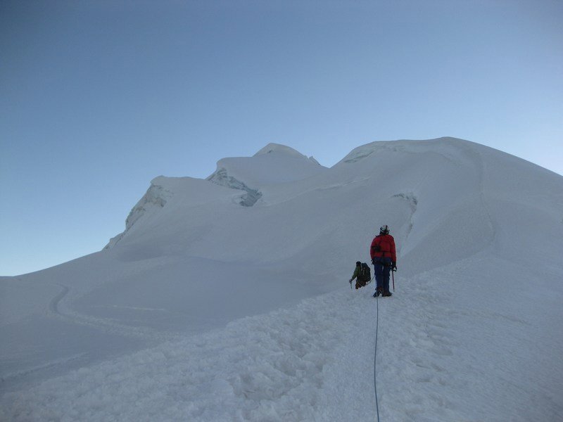 Heading to the summit