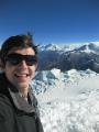 At the summit, Huascarán in the background