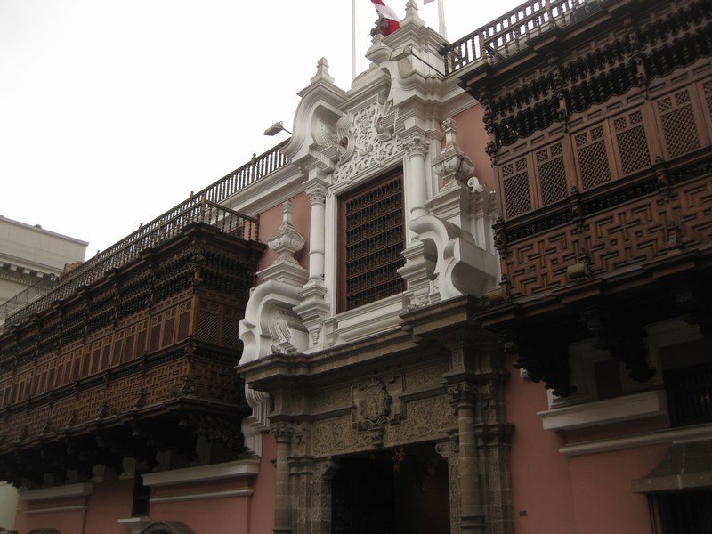 Some of Lima's beautiful colonial architecture