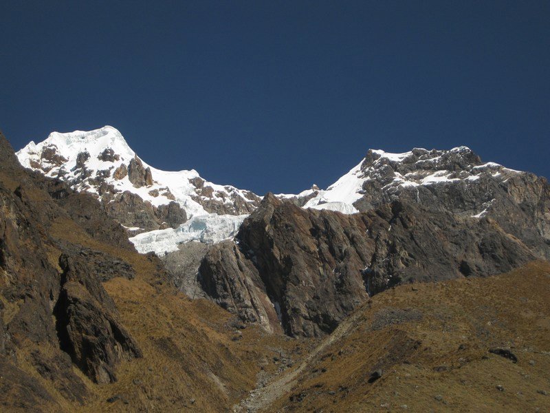 Salkantay Trek - climbing towards the Salkantay Pass
