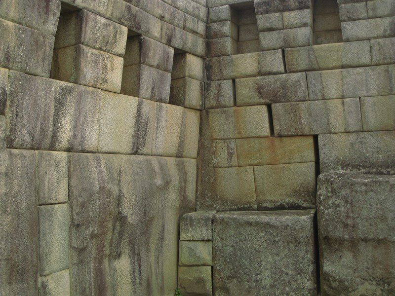 Gorgeous Inca masonry, Machu Picchu