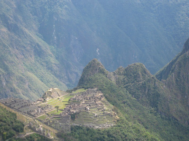 Machu Picchu seen from Intipunku, the Sun Gate