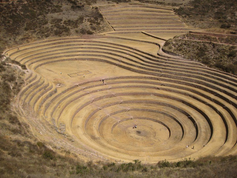 The so-called Inca "laboratory" at Moray