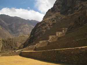 Inca ruins of Ollantaytambo