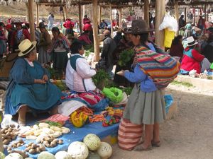 Local market, Chinchero