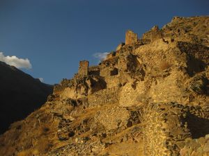 Inca ruins, Ollantaytambo