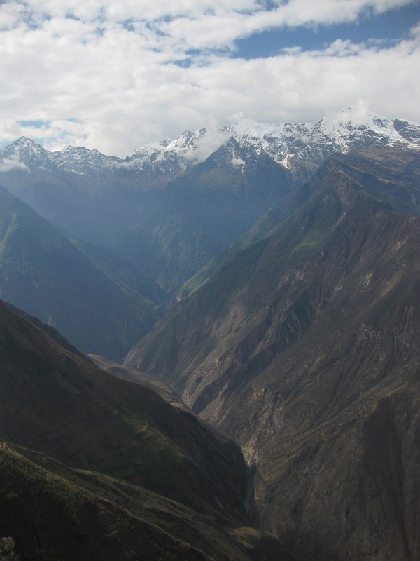 Salkantay massif overlooking the Apurimac gorge