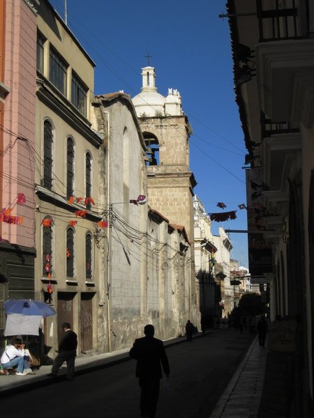 One of La Paz's many attractive backstreets
