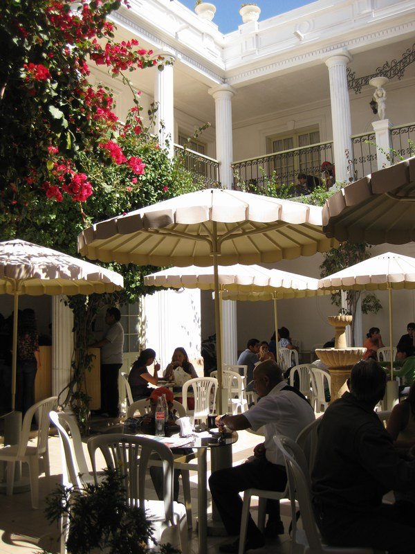 El Patio, Sucre - just the place for breakfast on a sunny morning