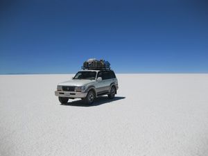 Our trust steed on the salar